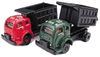 Classic Metal Works 1953 White 3000 Dump Bed Truck Red/Green (2-Pack) 1:160 N Scale