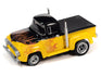 Auto World 4Gear 1956 F100 Pickup (Black/Yellow) HO Slot Car