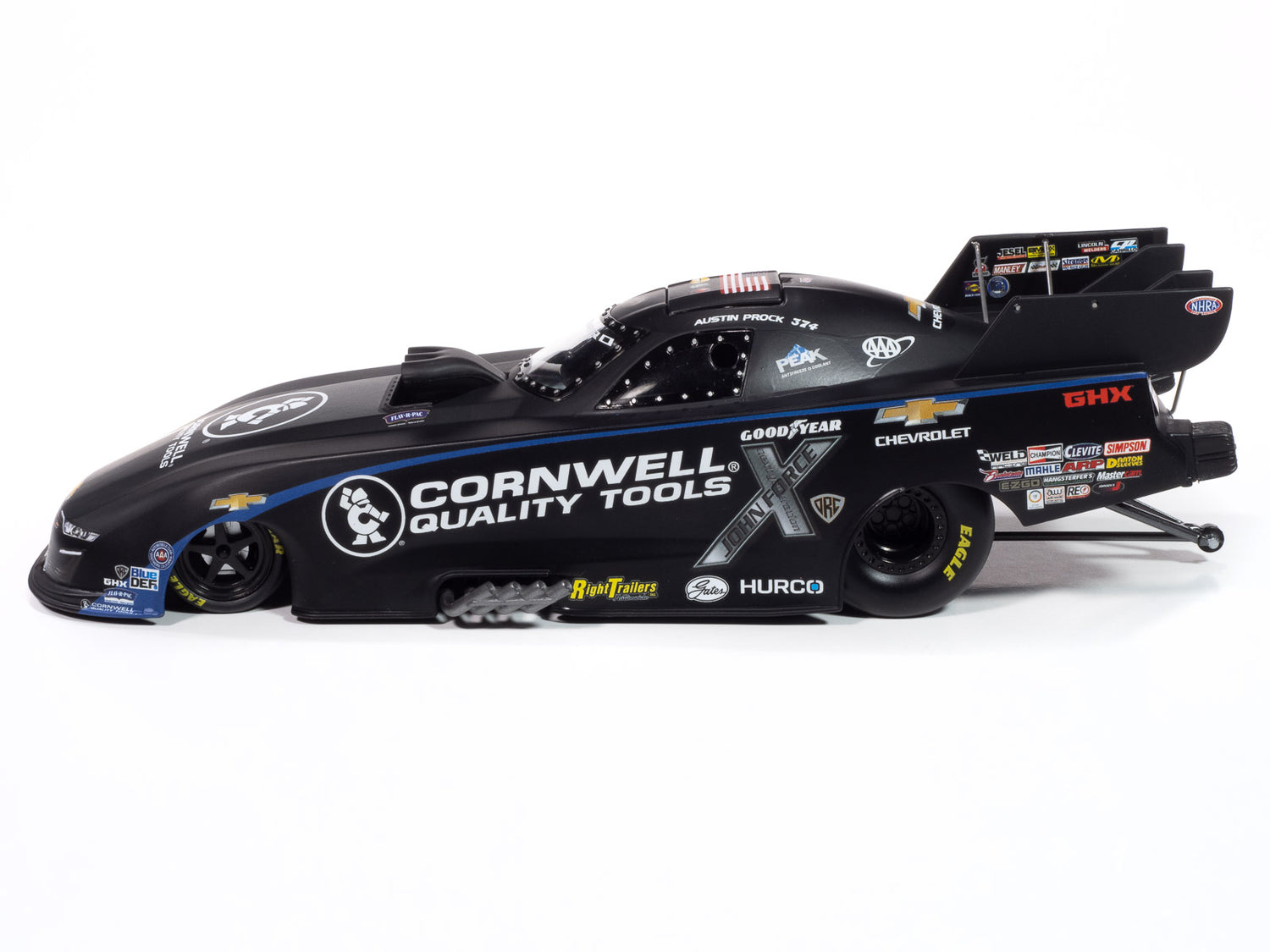 "PRE-ORDER" 2024 Austin Prock Cornwell Tools Funny Car Chevy Camaro 1:24 Scale Diecast (DUE LATE OCTOBER 2024)