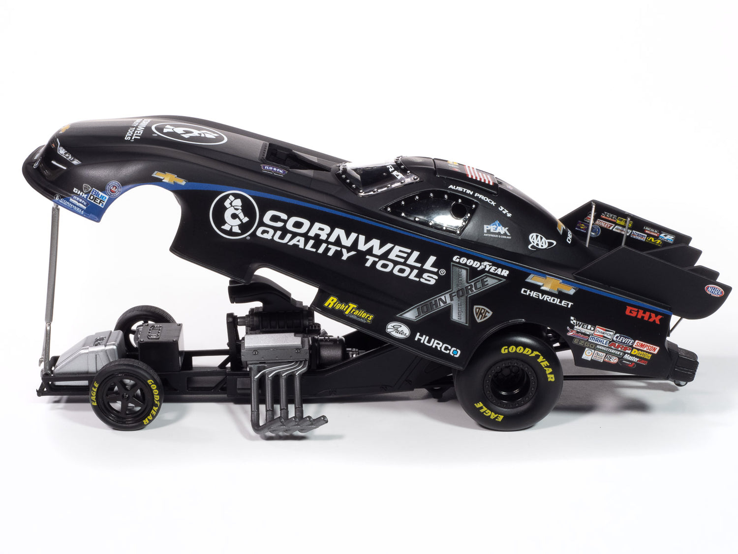 "PRE-ORDER" 2024 Austin Prock Cornwell Tools Funny Car Chevy Camaro 1:24 Scale Diecast (DUE LATE OCTOBER 2024)