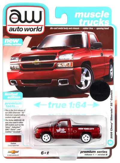 Auto World 2005 Chevy Silverado SS Custom (Single Cab) (2025 NY Toy Fair) 1:64 Diecast