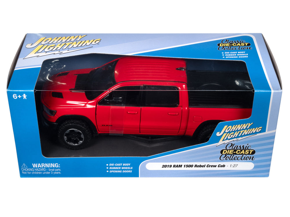 Johnny Lightning 2019 Ram 1500 Crew Rebel (Red) 1:27 Diecast