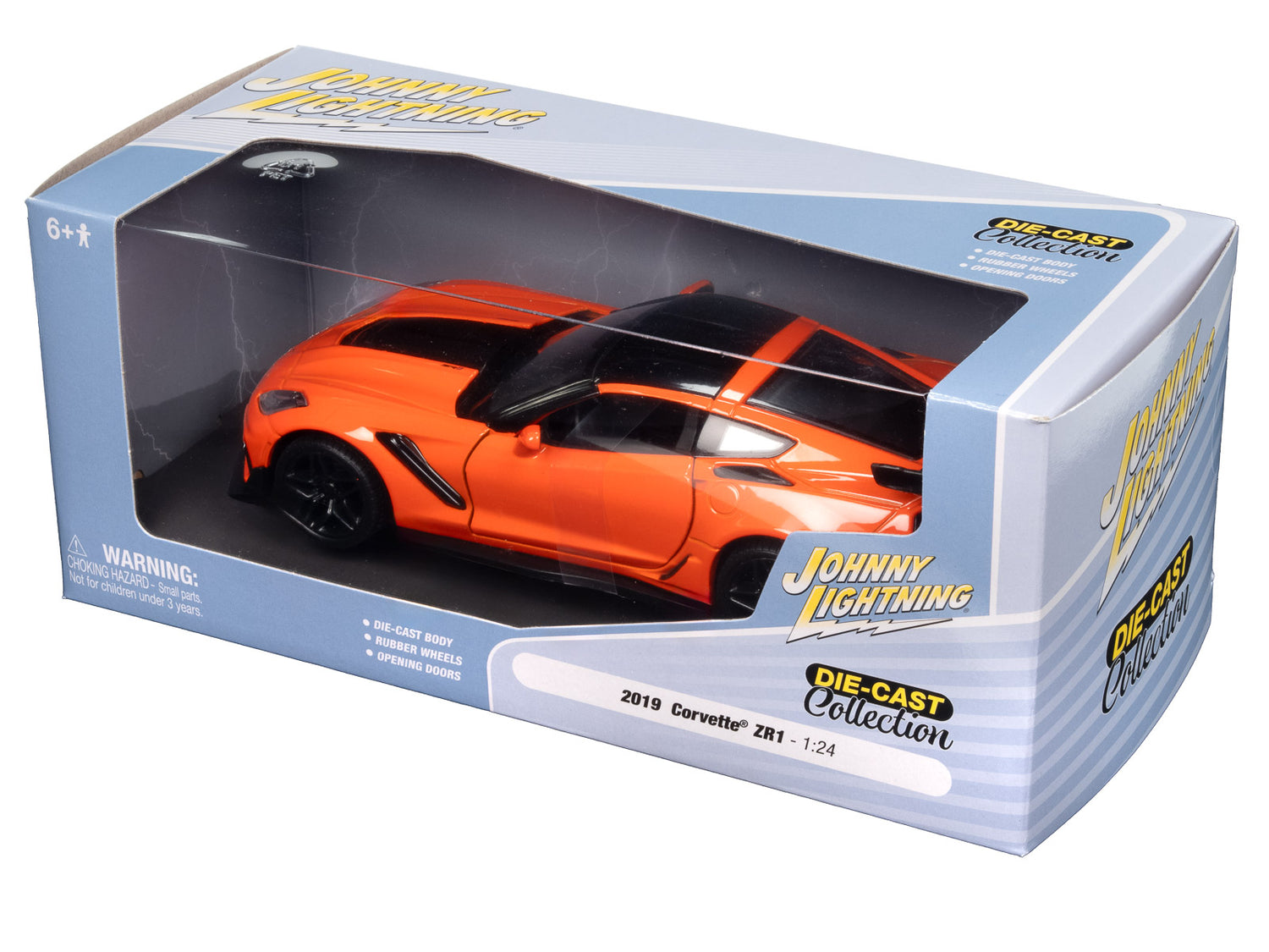 Johnny Lightning 2019 Corvette ZR1 (Orange) 1:24 Diecast