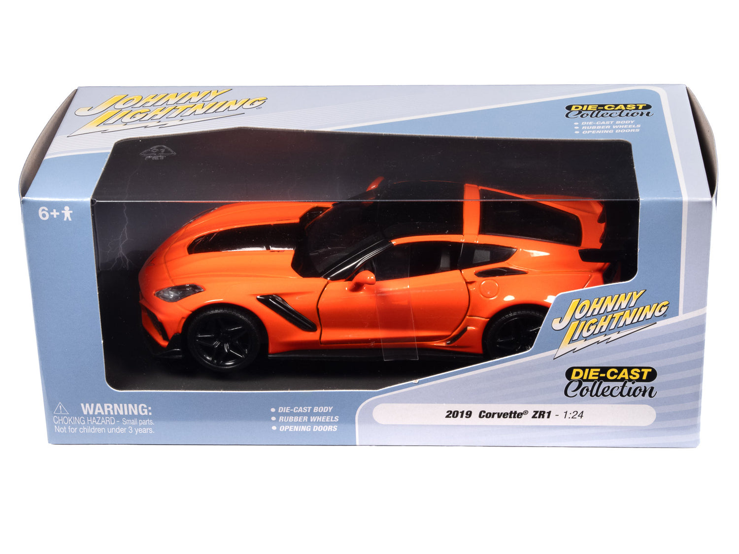 Johnny Lightning 2019 Corvette ZR1 (Orange) 1:24 Diecast