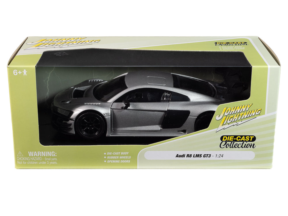 Johnny Lightning Audi R8 LMS GT3 (Silver) 1:24 Diecast