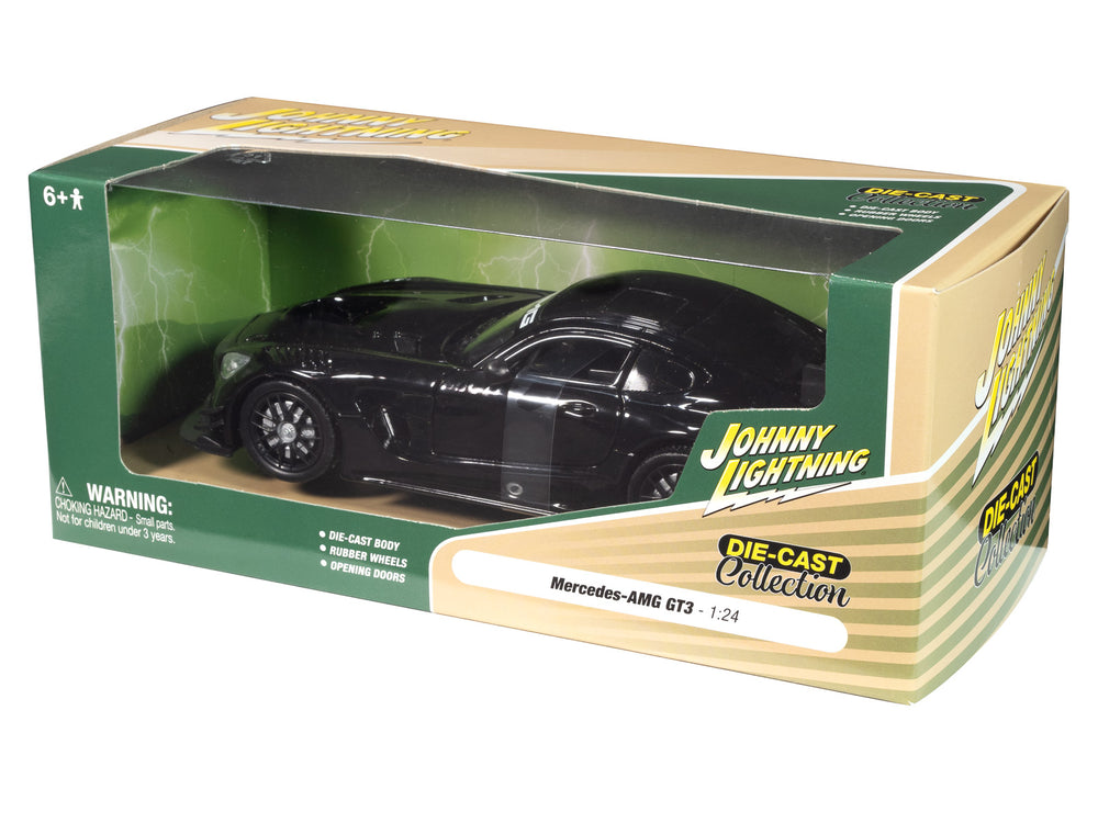 Johnny Lightning Mercedes AMG GT3 (Black) 1:24 Diecast