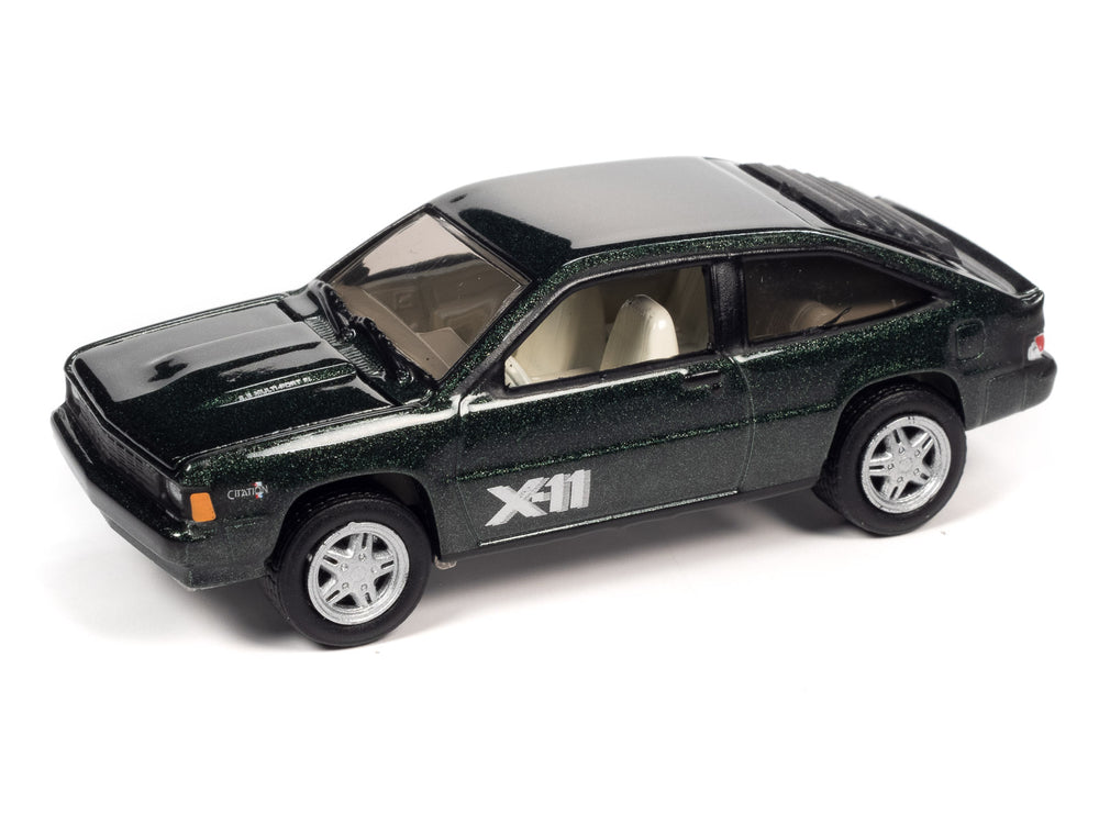 Johnny Lightning Classic Gold 1981 Chevrolet Citation X-11 (Dark Green Metallic) 1:64 Scale Diecast