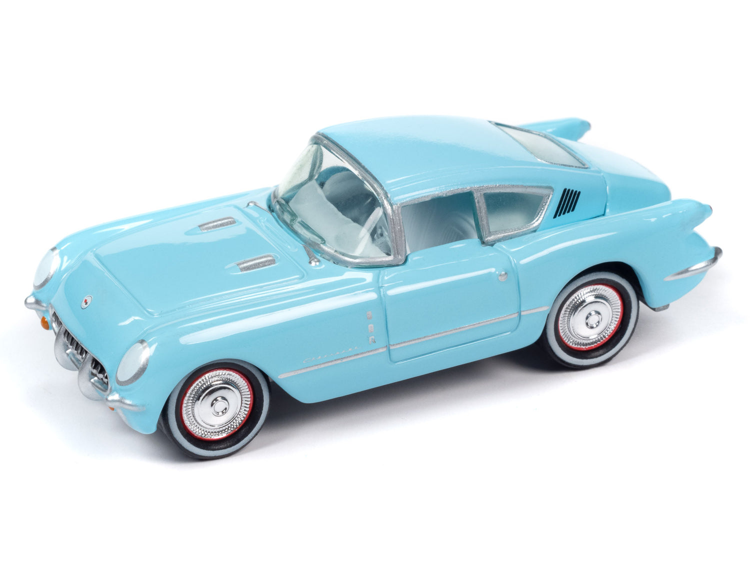 Johnny Lightning Classic Gold 1954 Chevrolet Corvair Concept Car (Sky Blue) 1:64 Scale Diecast