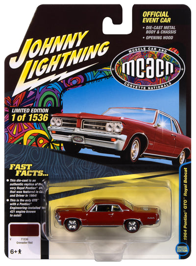 Johnny Lightning 1964 Pontiac GTO 2024 MCACN Event Car 1:64 Diecast