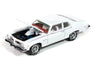 "PRE-ORDER" Johnny Lightning 1974 Pontiac GTO (White w/RWB Stripe) with Collector Tin 1:64 Diecast (DUE JANUARY 2025)