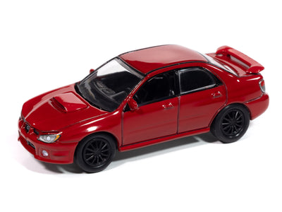 "PRE-ORDER" Johnny Lightning 2006 Subaru WRX (Red) with Collector Tin 1:64 Diecast (DUE JANUARY 2025)