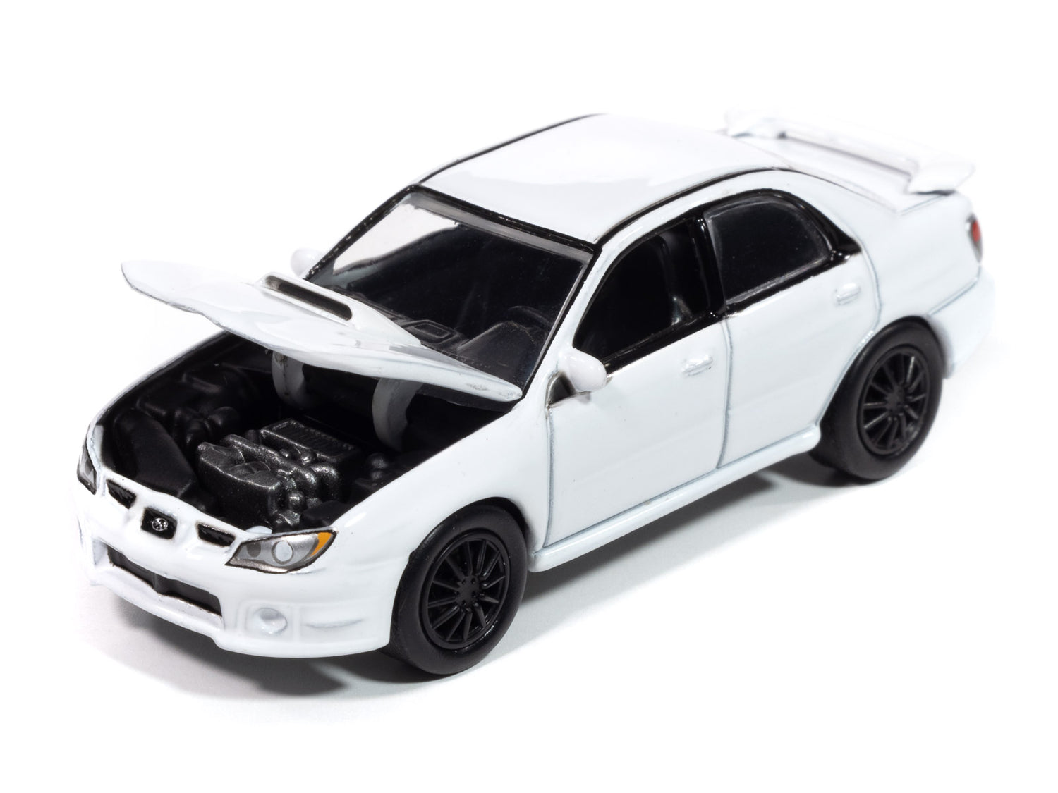 "PRE-ORDER" Johnny Lightning 2006 Subaru WRX (Pure White) with Collector Tin 1:64 Diecast (DUE JANUARY 2025)