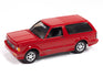 "PRE-ORDER" Johnny Lightning 1992 GMC Typhoon (Solid Red) with Collector Tin 1:64 Diecast (DUE APRIL 2025)