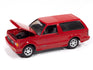 "PRE-ORDER" Johnny Lightning 1992 GMC Typhoon (Solid Red) with Collector Tin 1:64 Diecast (DUE APRIL 2025)