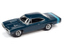 Johnny Lightning Muscle Cars 1970 Dodge Super Bee (B7 Dark Blue Poly w/Rear Light Blue Bee Stripe) 1:64 Scale Diecast