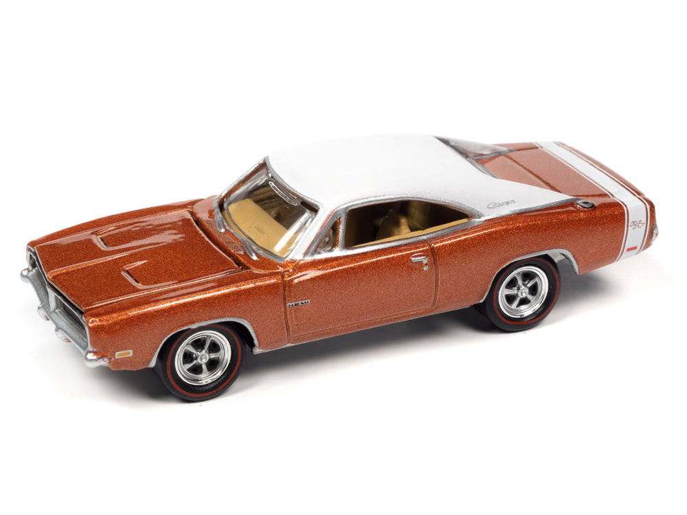 Johnny Lightning Muscle Car 1969 Dodge Charger R/T (T5 Copper Poly) 1:64 Diecast