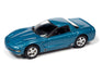 Johnny Lightning Muscle Car 2001 Chevrolet Corvette Z06 (Nassau Blue) 1:64 Diecast