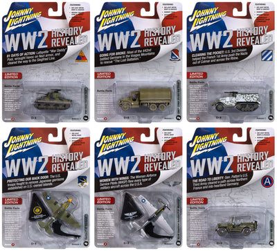 Johnny Lightning Military 2024 Release 1 Set A (6-Piece Sealed Case) Diecast