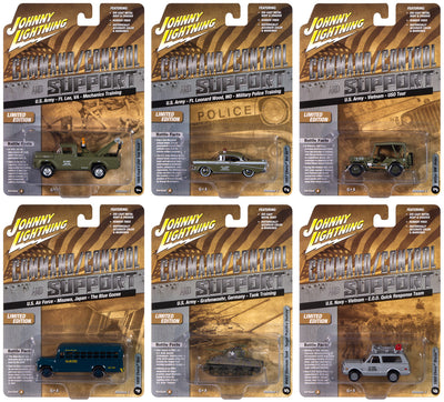 "PRE-ORDER" Johnny Lightning Military 2024 Release 2 Set A (6-Piece Sealed Case) Diecast (DUE JANUARY 2025)