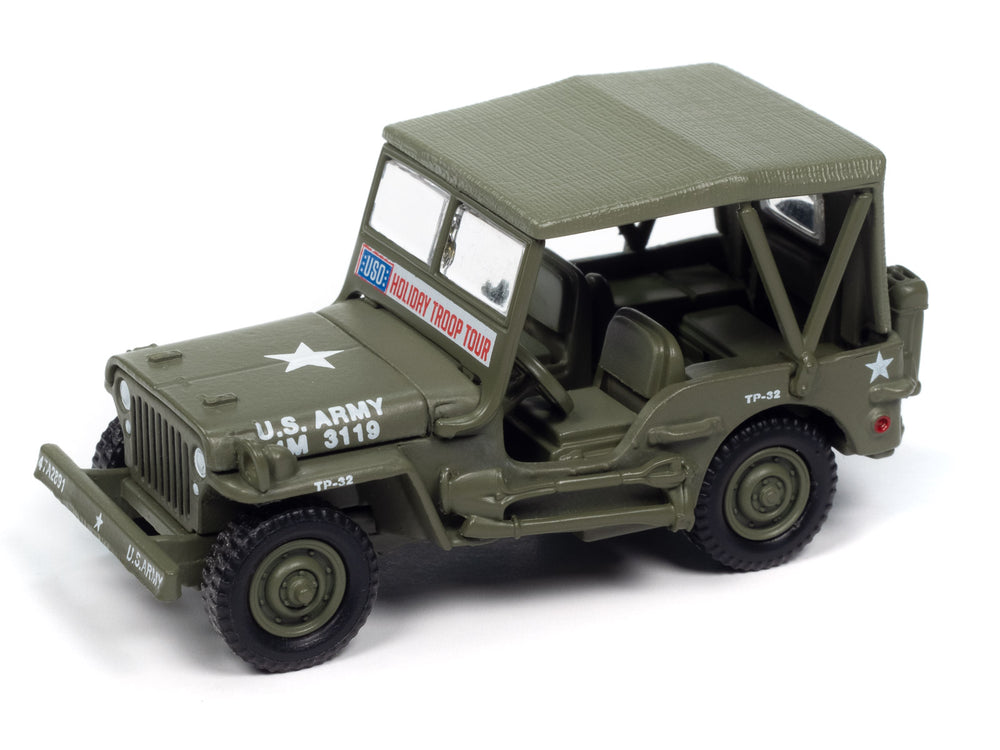 "PRE-ORDER" Johnny Lightning Military 2024 Release 2 Set A (6-Piece Sealed Case) Diecast (DUE JANUARY 2025)