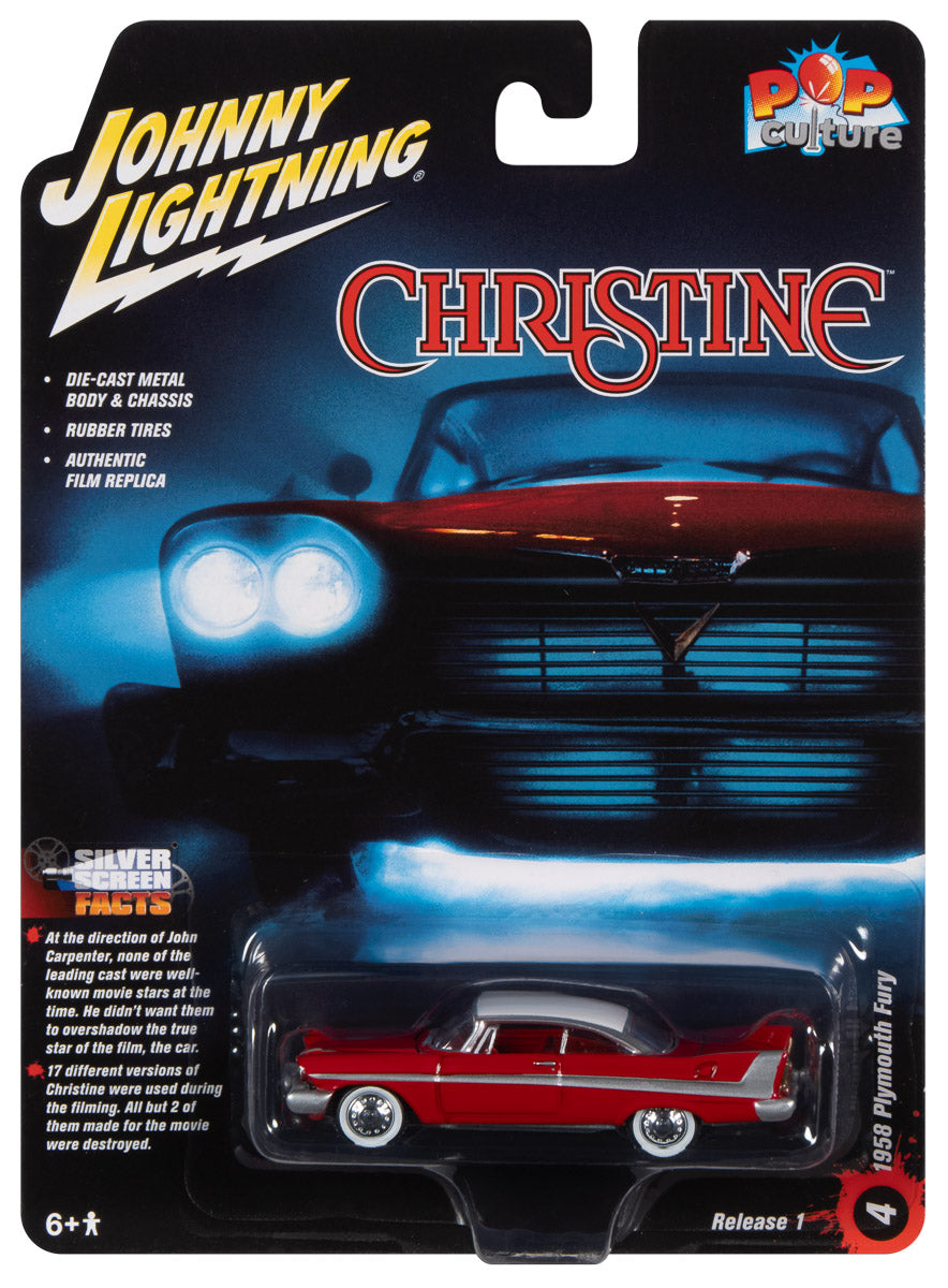 Johnny Lightning Christine 1958 Plymouth Fury (Daytime Version) 1:64 Scale Diecast