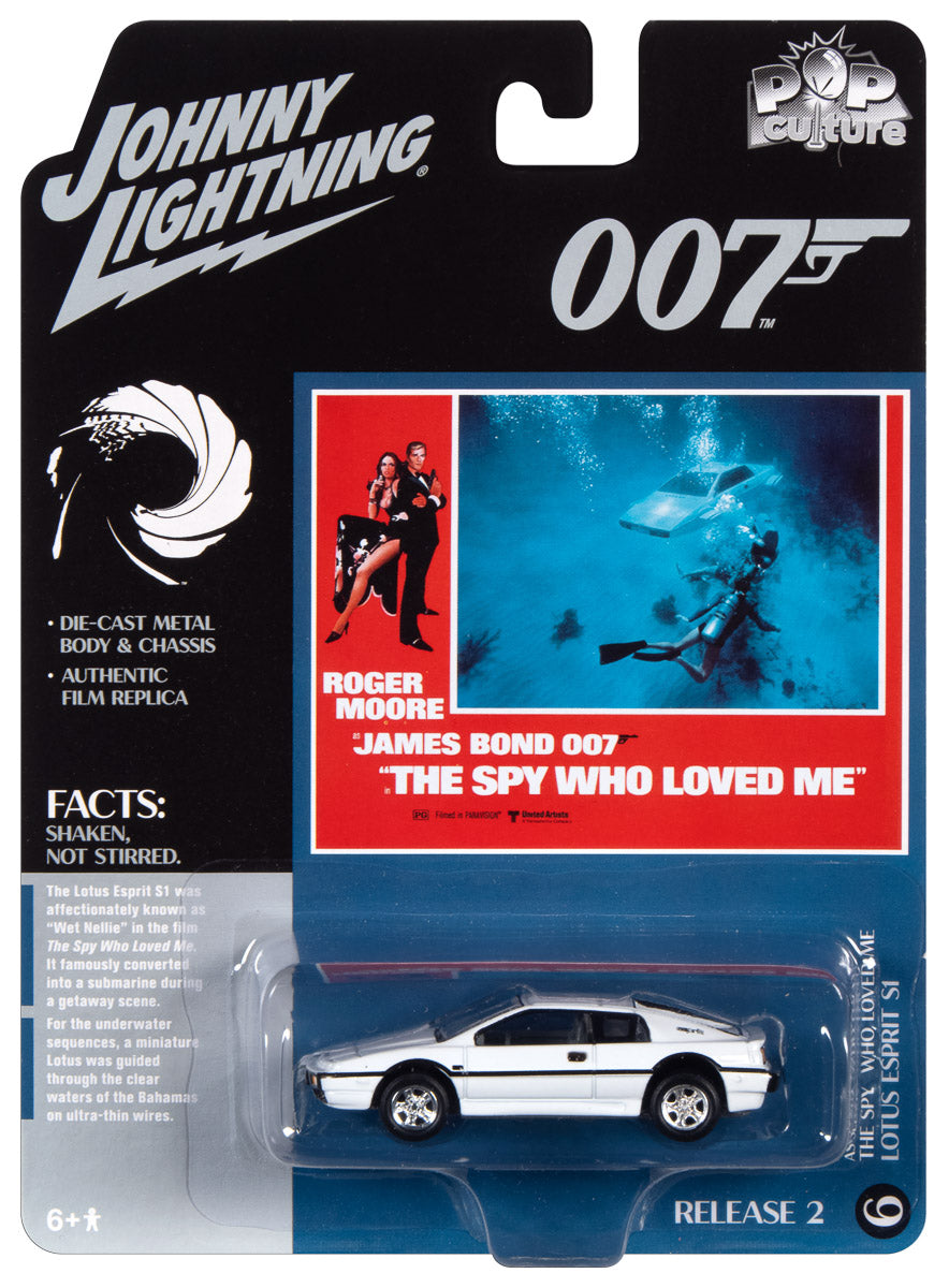 Johnny Lightning James Bond Lotus Esprit (The Spy Who Loved Me) 1:64 Scale Diecast