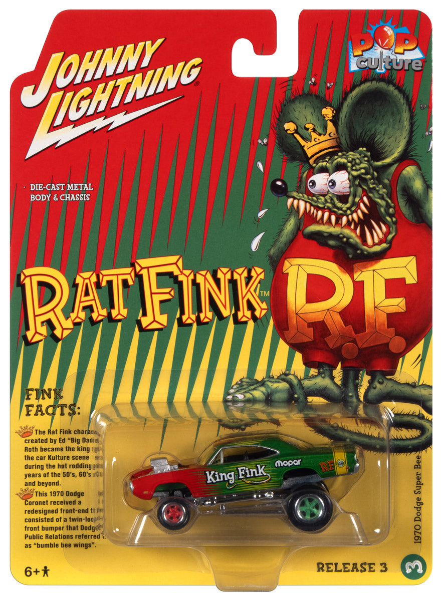 Johnny Lightning Rat Fink Zinger 1970 Dodge Super Bee 1:64 Scale Diecast