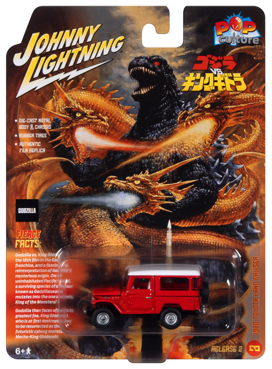 Johnny Lightning Godzilla 1980 Toyota Land Cruiser 1:64 Scale 