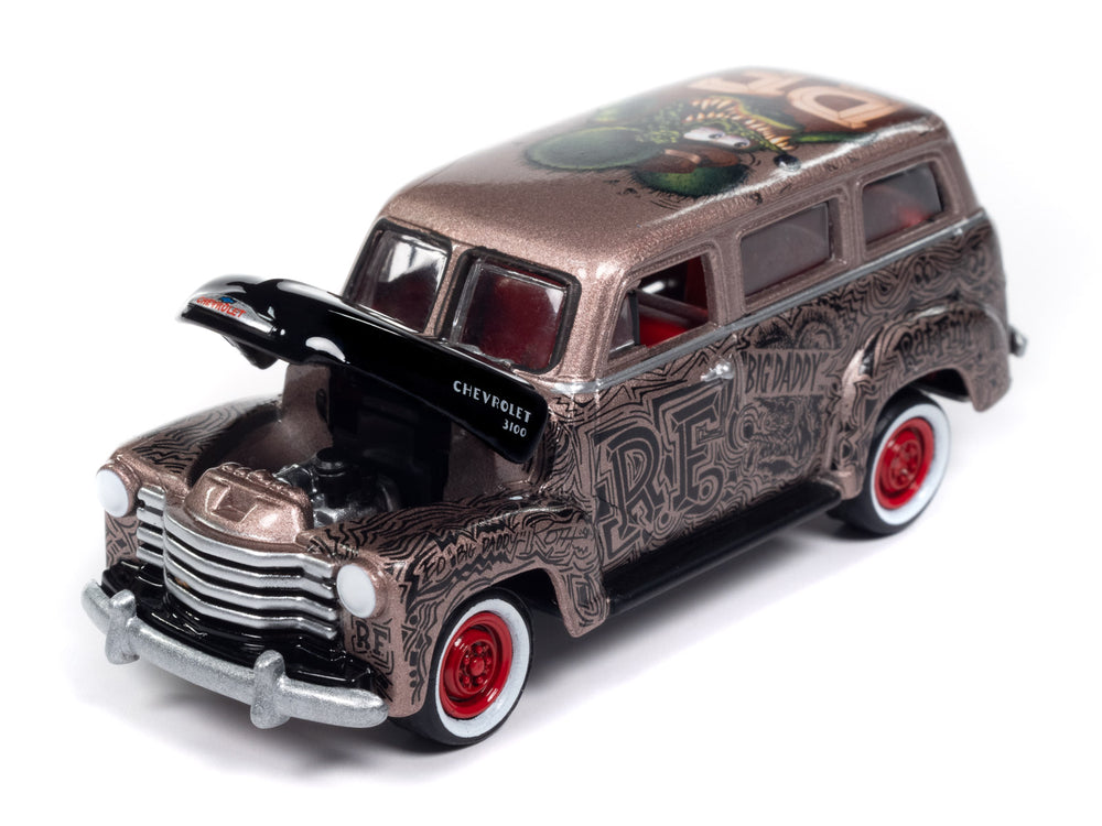 Johnny Lightning Rat Fink 1950 Chevy Suburban 1:64 Scale Diecast (JLPC014)