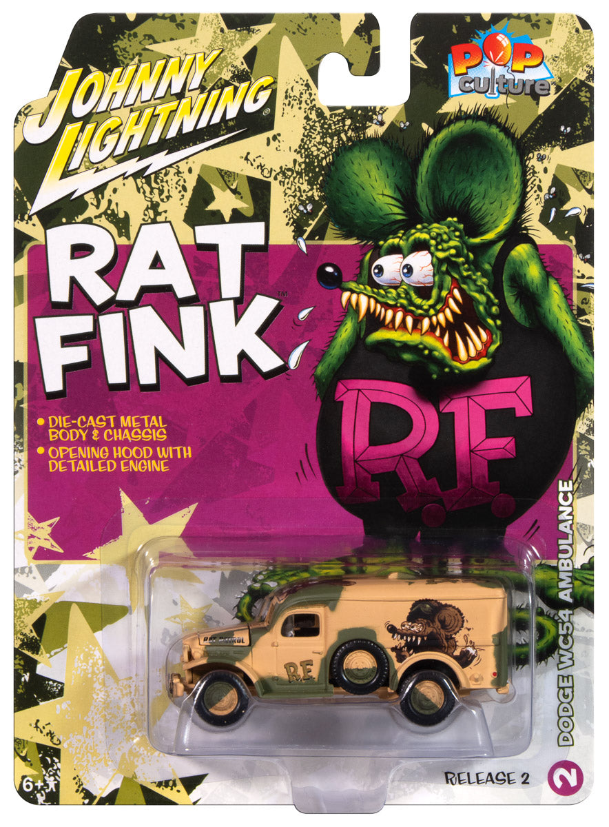 Johnny Lightning Rat Fink Dodge WC54 1:64 Scale Diecast