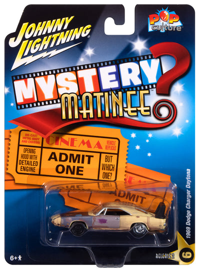 "PRE-ORDER" Johnny Lightning Mystery Matinee 1969 Dodge Charger Daytona 1:64 Scale Diecast (DUE NOVEMBER 2024)