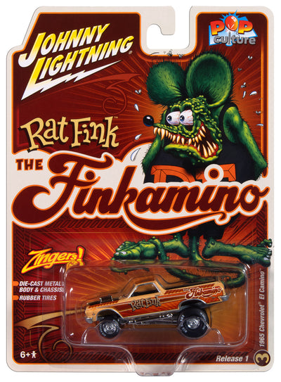 "PRE-ORDER" Johnny Lightning Rat Fink 1965 Chevy El Camino Zinger 1:64 Scale Diecast (DUE APRIL 2025)