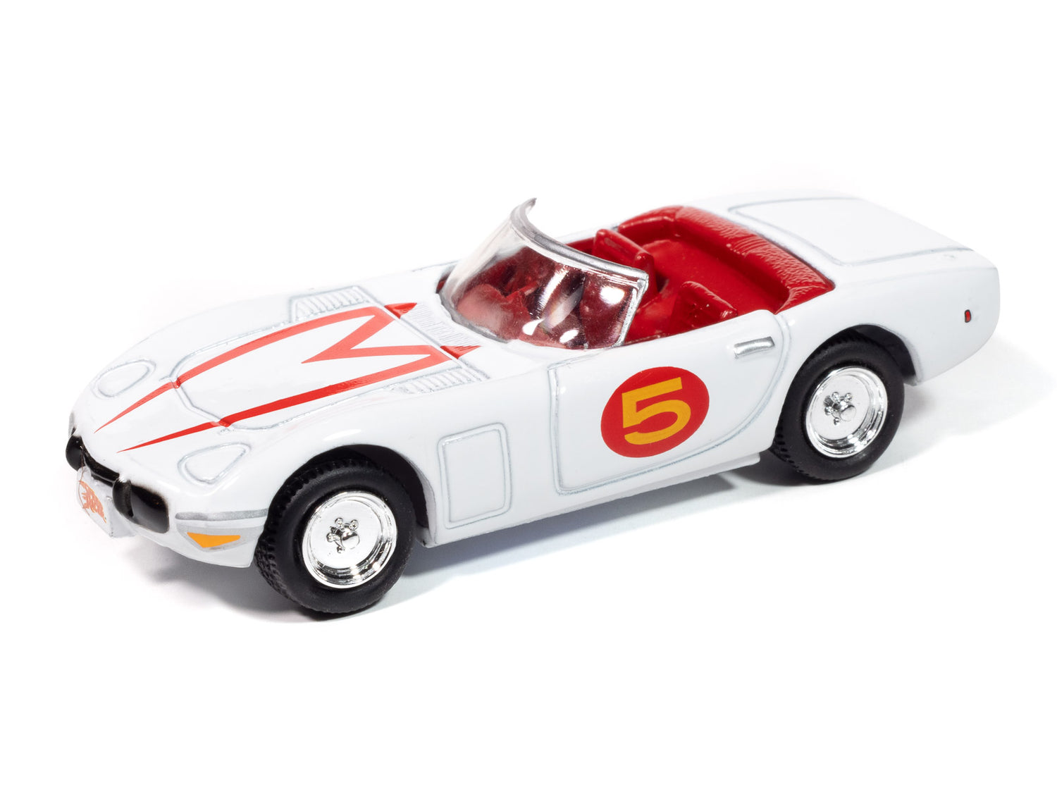 "PRE-ORDER" Johnny Lightning Spinoffs Speed Racer Mach 5 1967 Toyota 2000GT Roadster 1:64 Scale Diecast (DUE APRIL 2025)