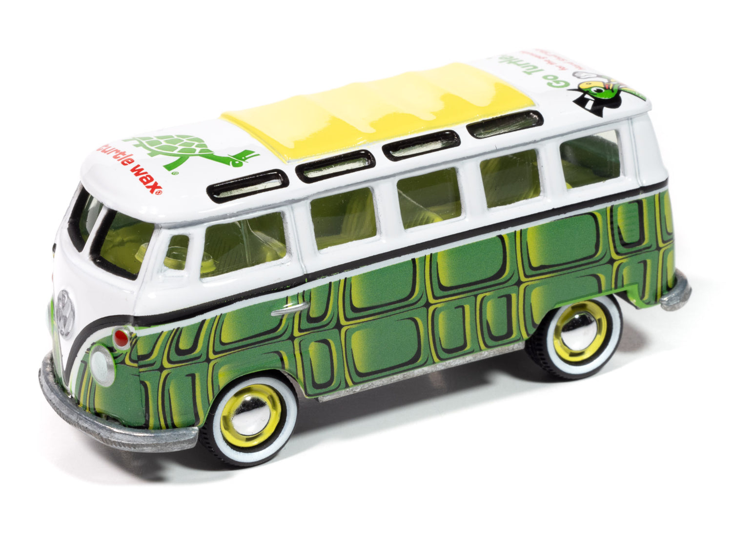 "PRE-ORDER" Johnny Lightning Turtle Wax 1965 Volkswagen 21 Window Samba Bus 1:64 Scale Diecast (DUE APRIL 2025)