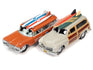 Johnny Lightning 2023 Release 2 Surf Rods Version B (2-Pack) 1:64 Scale Diecast