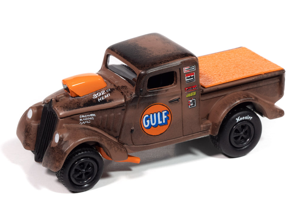 "PRE-ORDER" Johnny Lightning 2024 Release 1 Willys Gassers A (2-Pack) 1:64 Scale Diecast (DUE MARCH 2025)