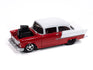 "PRE-ORDER" Johnny Lightning Hobby Exclusive 1955 Chevrolet Bel Air (Red/White) 1:64 Scale Diecast (Due April 2025)