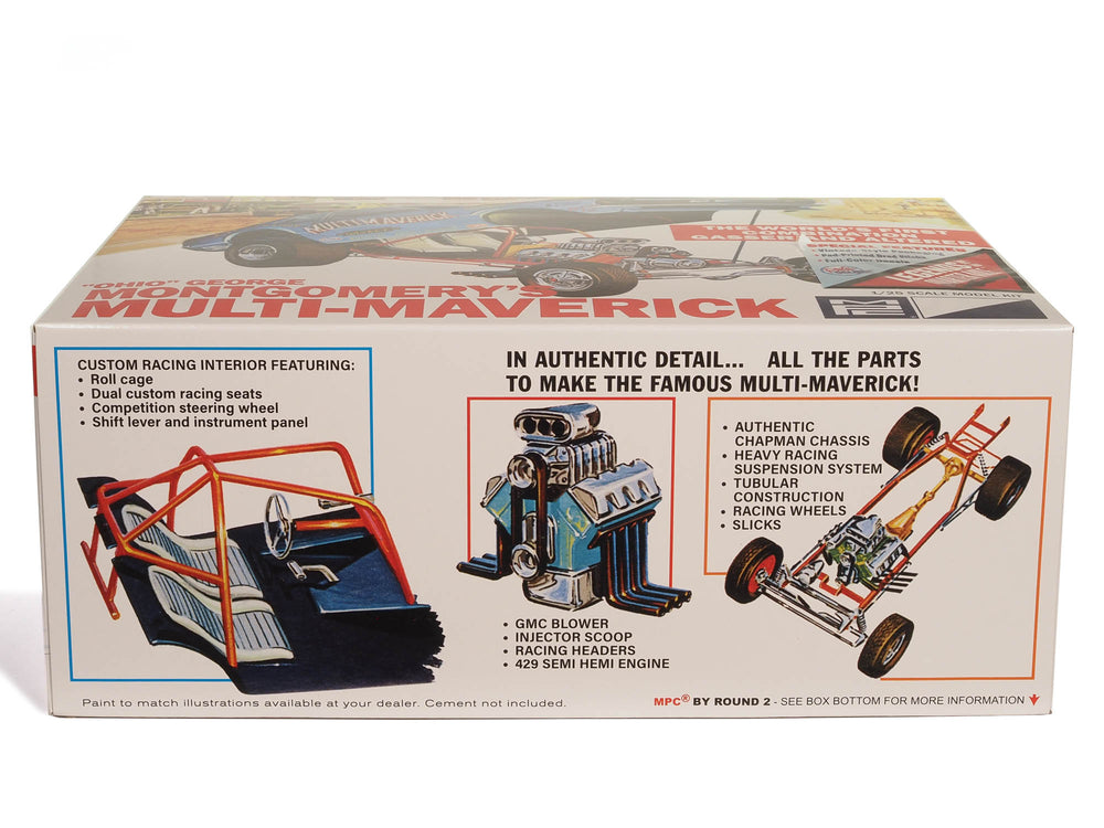 MPC Multi Maverick Funny Car 1:25 Scale Model Kit