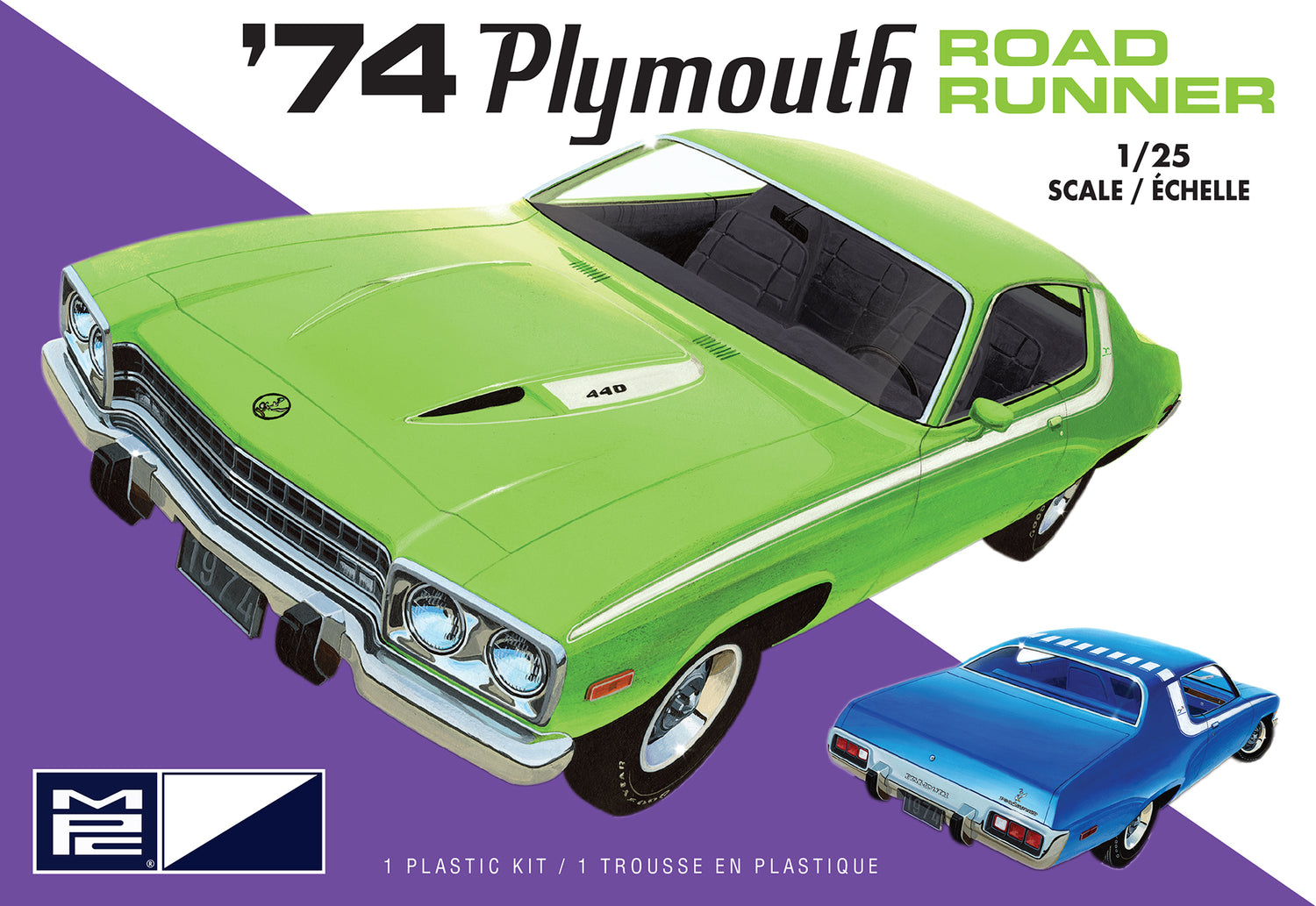 MPC 1974 Plymouth Road Runner 1:25 Scale Model Kit