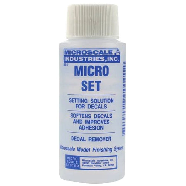 Microscale Decals: Micro Set Solution - 1 oz. bottle (Decal