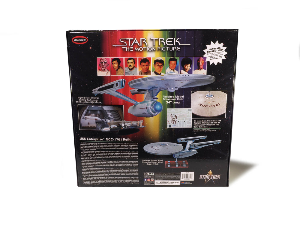 Polar Lights Star Trek U.S.S. Enterprise Refit 1:350 Scale Model Kit