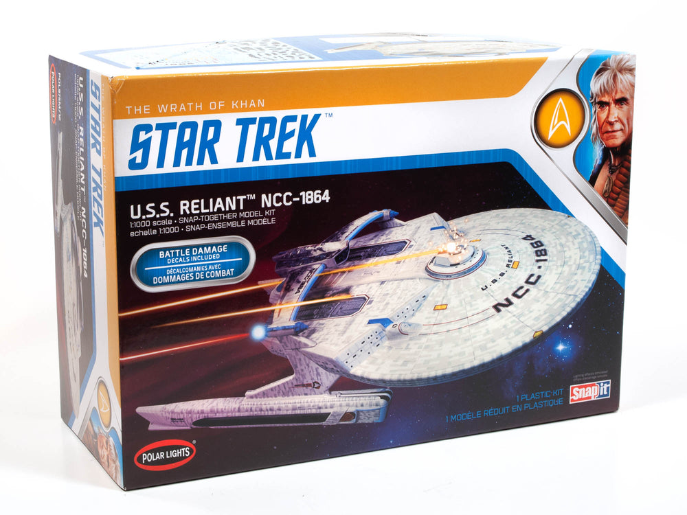 Polar Lights Star Trek U.S.S. Reliant Wrath of Khan Edition 1:1000 Scale Model Kit