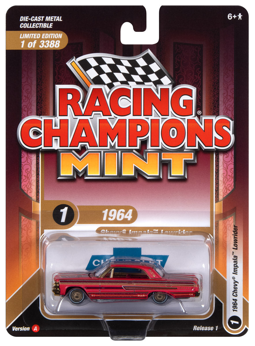 Racing Champions 1964 Chevy Impala (Lowrider) (Metallic Magenta) 1:64 Scale Diecast