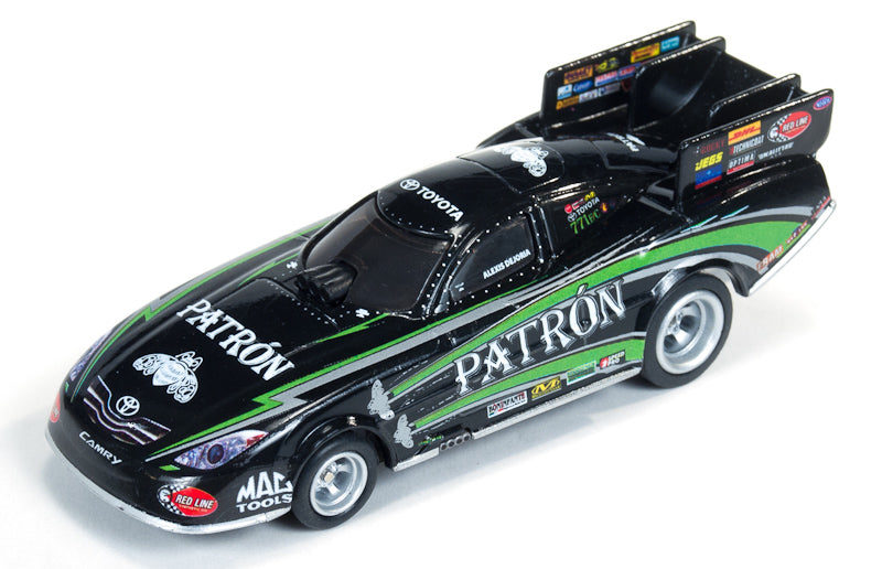 Auto World 4Gear NHRA Alexis Dejoria Patron Funny Car HO Scale Slot Car