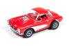 Auto World Xtraction R12 1957 Chevy Corvette Coupe Red HO Scale Slot Car