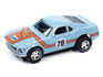 Auto World Super III 1970 Ford Boss Mustang (Gulf Blue) HO Scale Slot Car