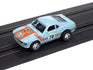 Auto World Super III 1970 Ford Boss Mustang (Gulf Blue) HO Scale Slot Car