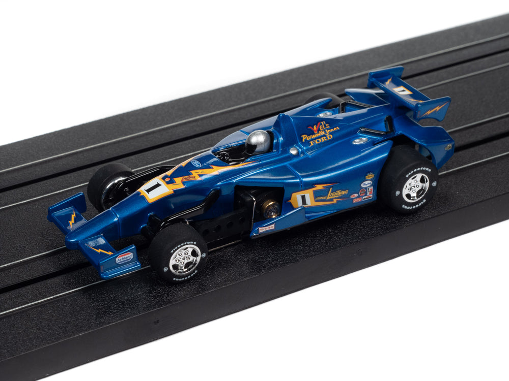 Auto World Super III 2014 INDY Car (JL Special Blue #1) HO Scale Slot Car