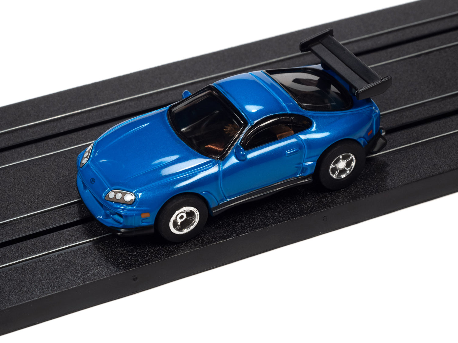 Auto World Xtraction 1994 Toyota Supra (Blue) HO Scale Slot Car