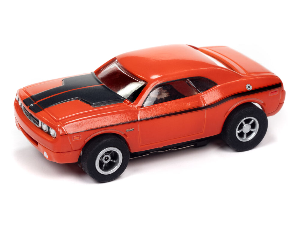 Auto World Xtraction 2012 Dodge Challenger (Hemi Orange) HO Scale Slot Car